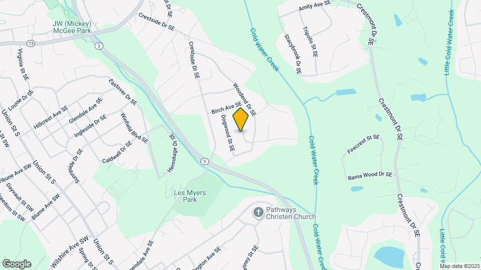 624 Foxwood Dr SE Map and Location Details