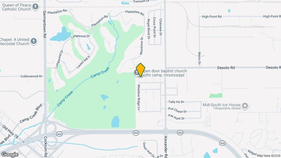 7854 Meadow Ridge Ln Map and Location Details