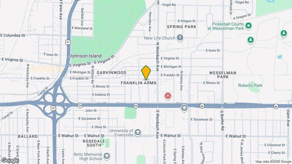 1820 E Illinois St Map and Location Details