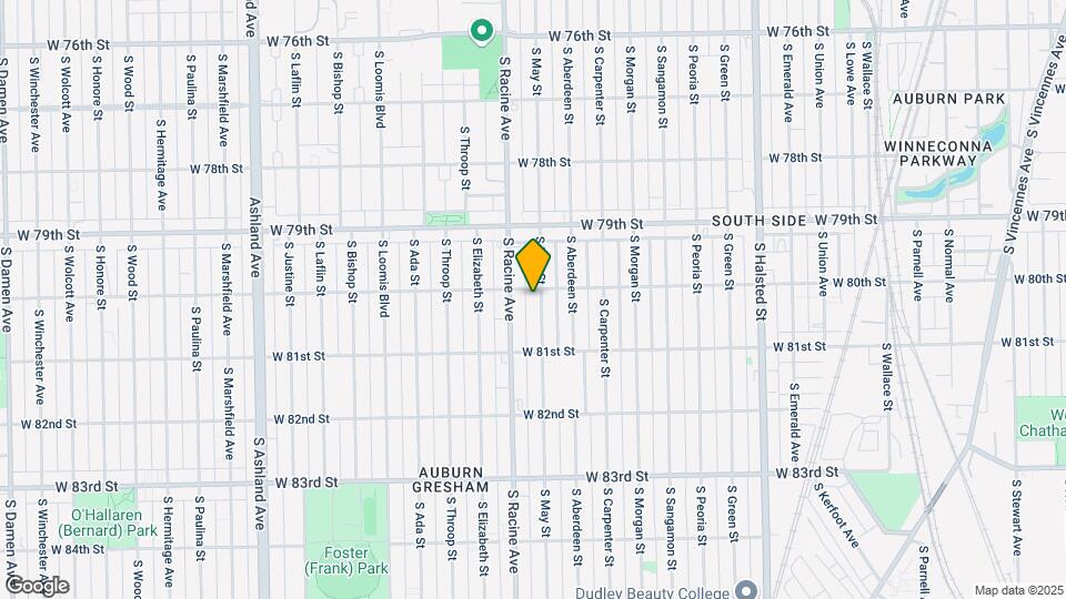 8004 S May St Map and Location Details