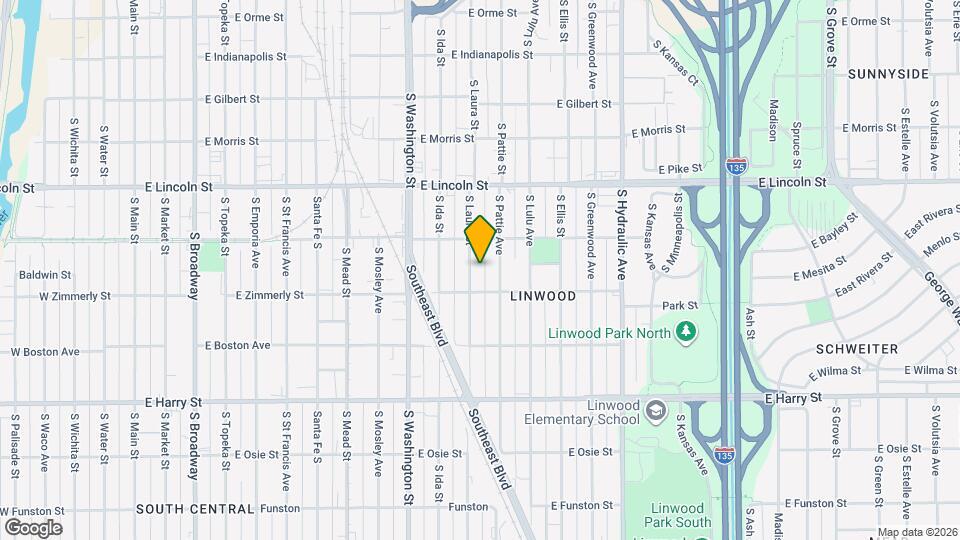 1330 S Laura St Map and Location Details