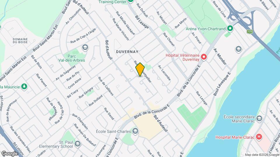 1190 Vendôme Map and Location Details