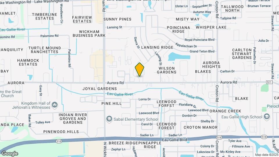 2668 Aurora Rd Map and Location Details
