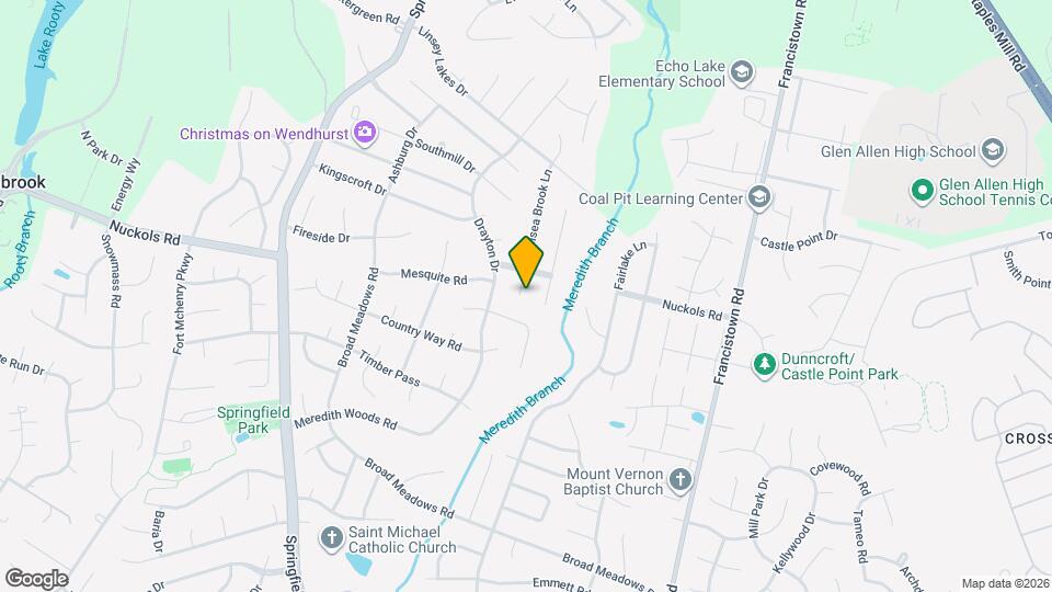5008 Chelsea Brook Ln Map and Location Details