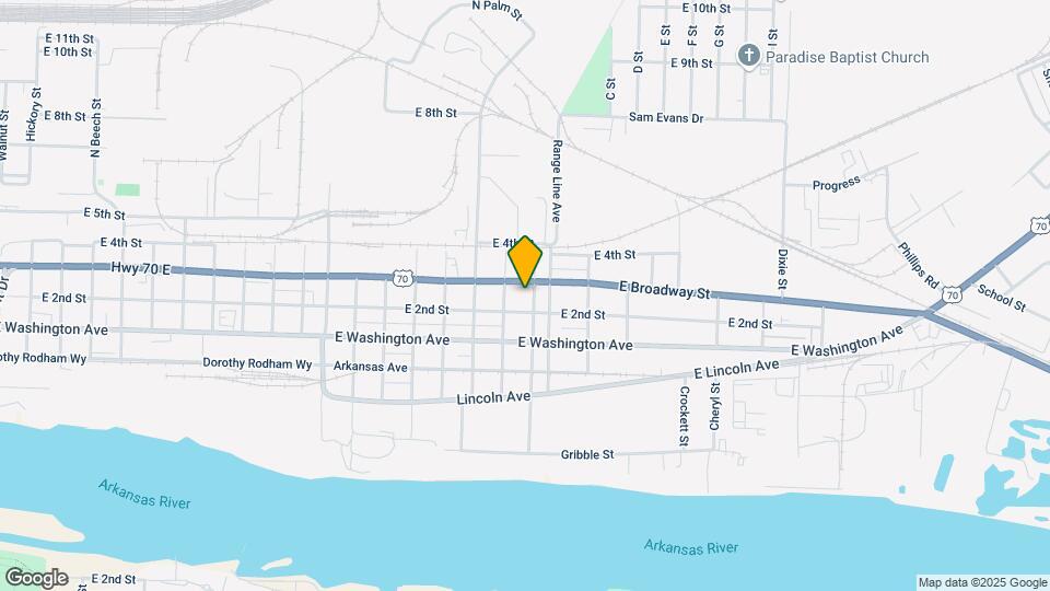 2722 E Broadway Ave Mapa y Detalles de la Ubicación