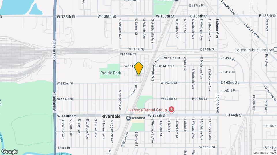 14133 S School St Map and Location Details