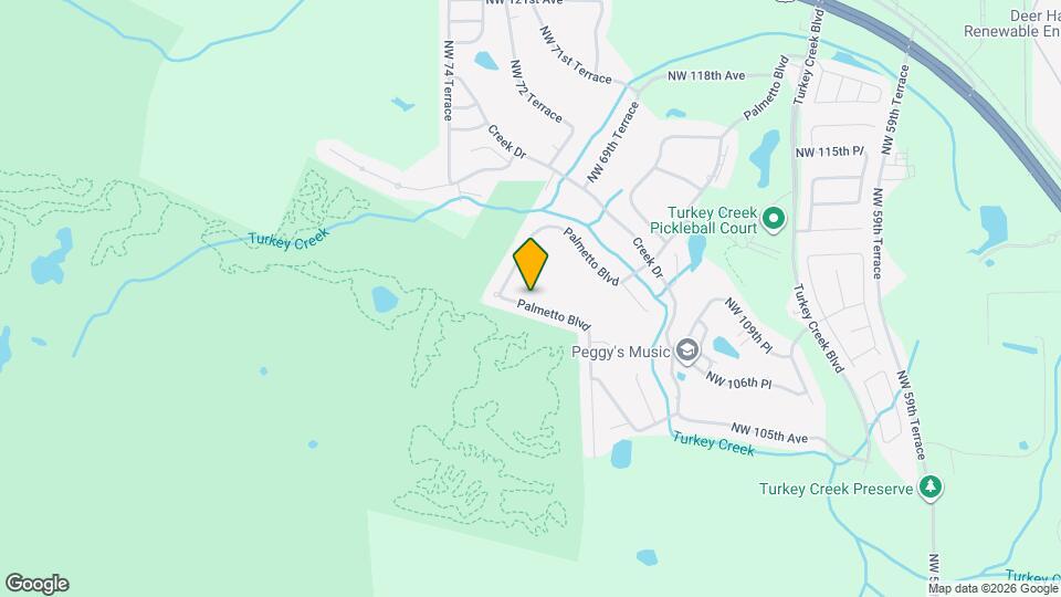 10947 Palmetto Blvd Map and Location Details