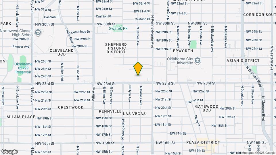 2025 NW 25th St Map and Location Details