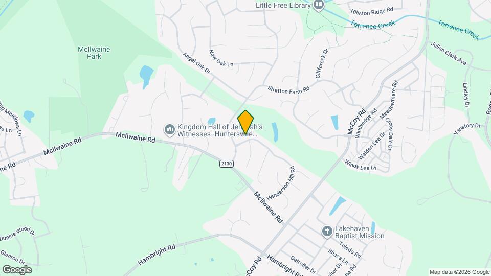 12400 Henderson Hill Rd Map and Location Details