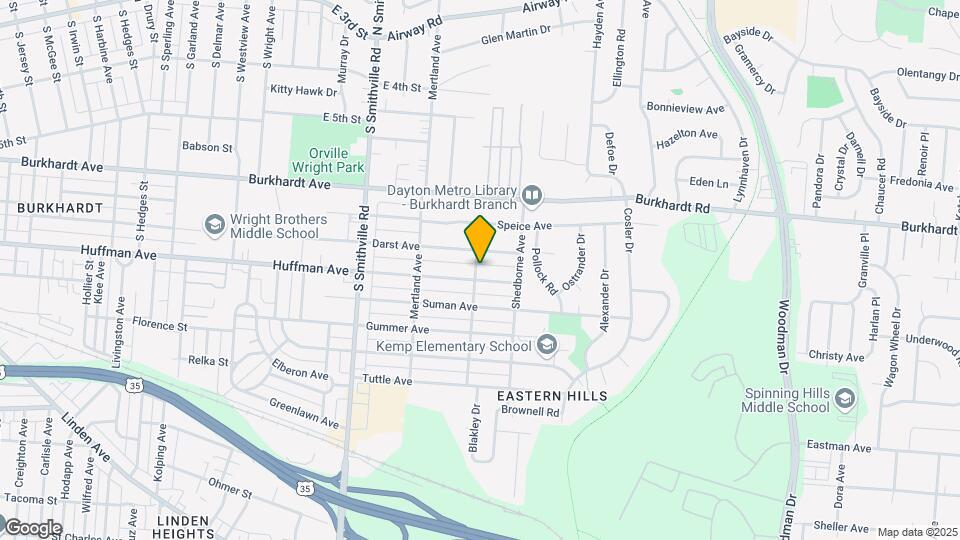 1803 Huffman Ave Mapa y Detalles de la Ubicación