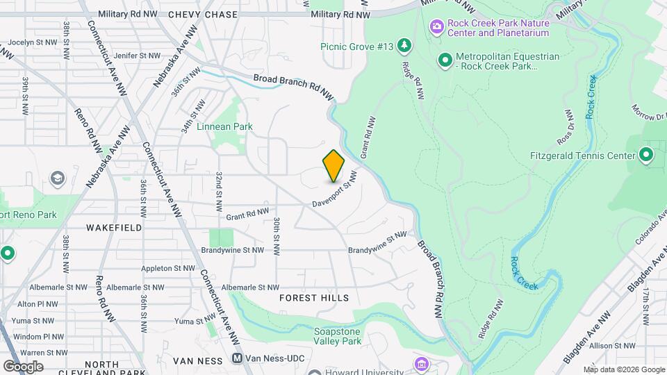 2820 Ellicott St NW Map and Location Details