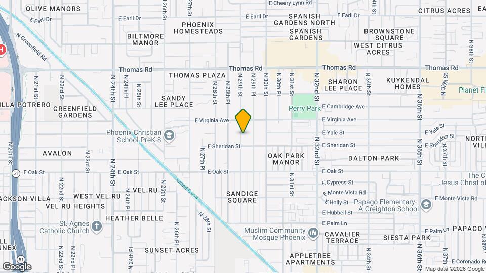 2519 N 29th St Mapa y Detalles de la Ubicación