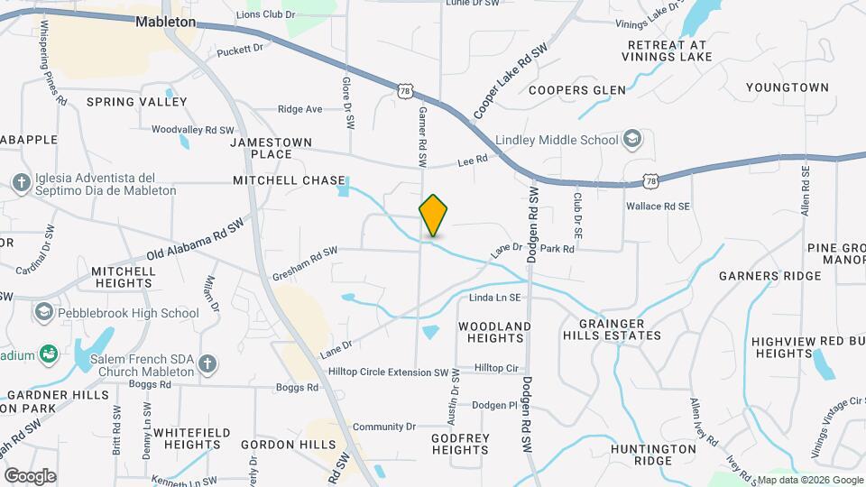 5961 Garner Rd SW Mapa y Detalles de la Ubicación