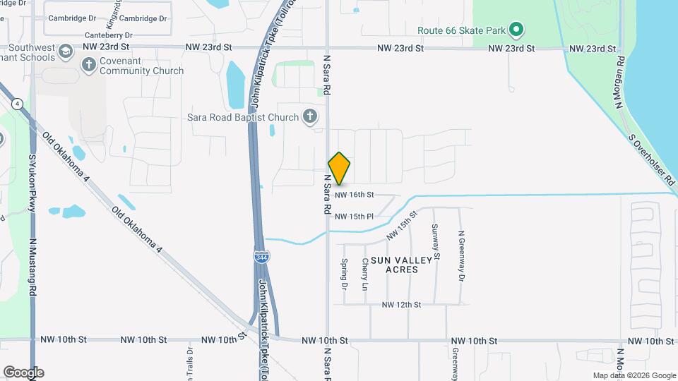 10540 NW 17th St Map and Location Details