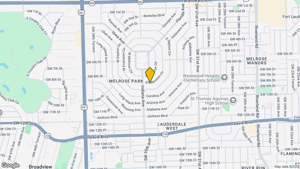 830 E Evanston Cir Map and Location Details