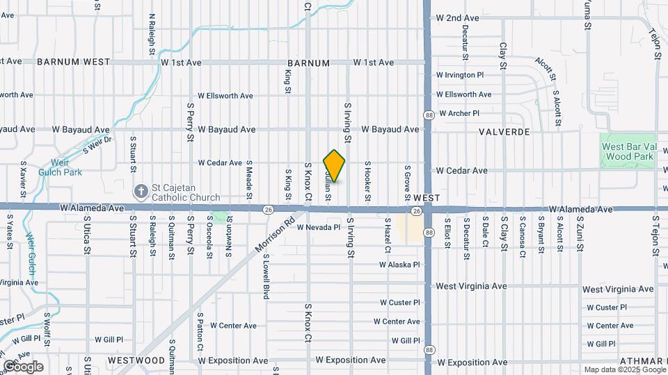 252 S Julian St Mapa y Detalles de la Ubicación