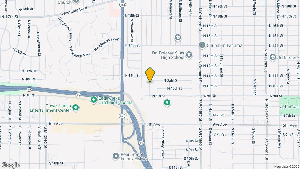933 N Winnifred St Map and Location Details