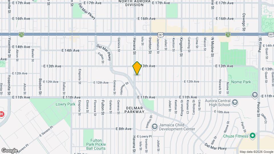 1230 Havana St Map and Location Details