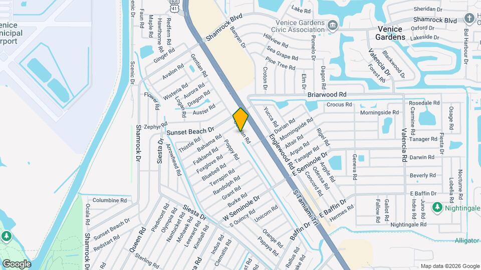 2720 Gentian Rd Map and Location Details