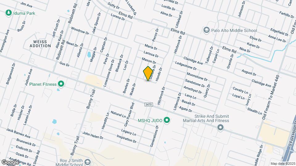 4510 Hondo Dr Map and Location Details