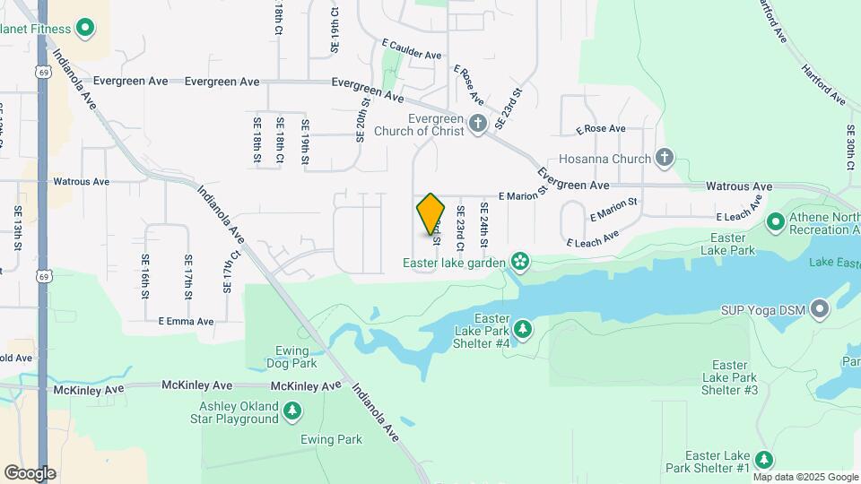 4206 SE 23rd St Map and Location Details