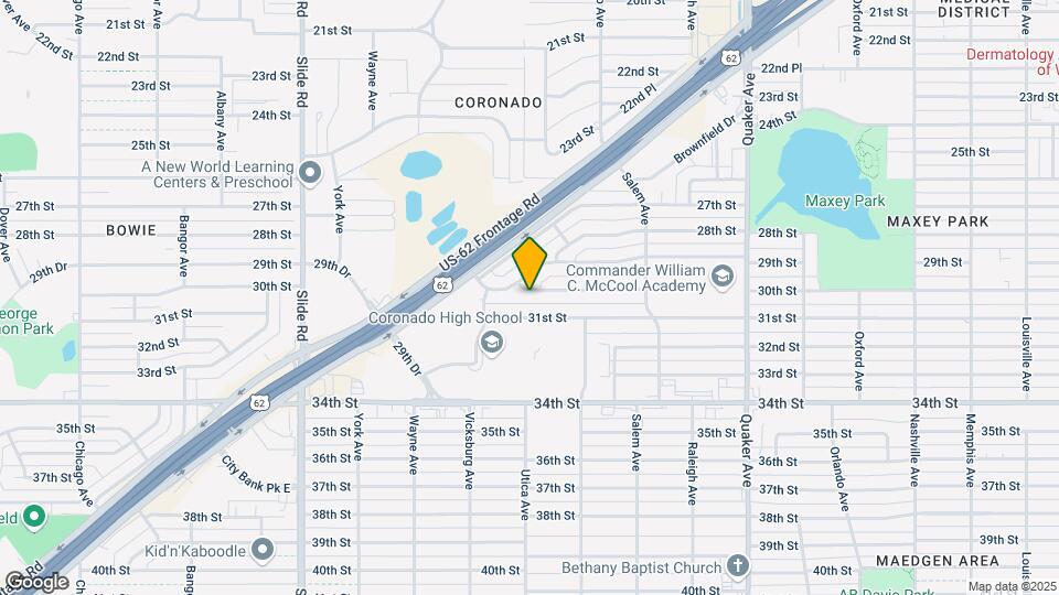 4633 30th St Map and Location Details