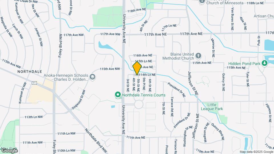11428 5th St NE Map and Location Details