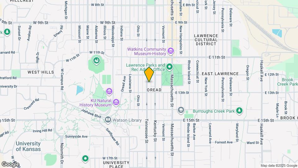 1224 Tennessee St Map and Location Details