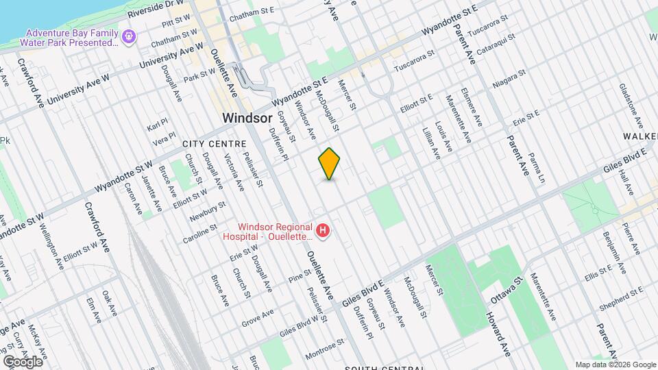 945 Windsor Ave Map and Location Details