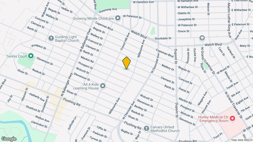 2423 Barth St Map and Location Details