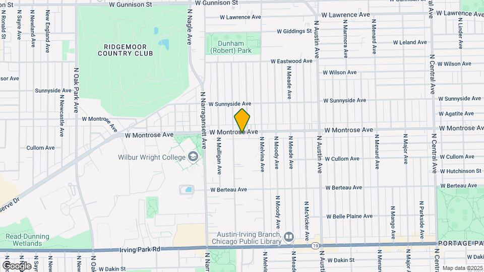 6243 W Montrose Ave-Unit -Garden Map and Location Details