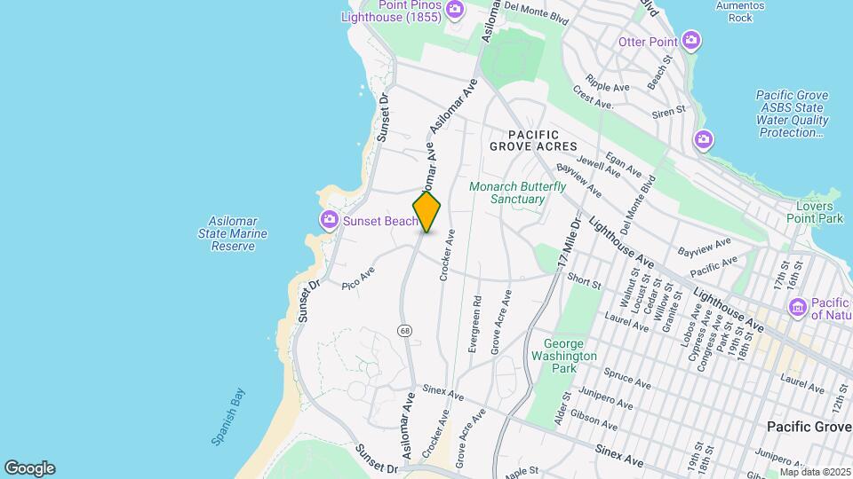 381 Asilomar Ave Map and Location Details