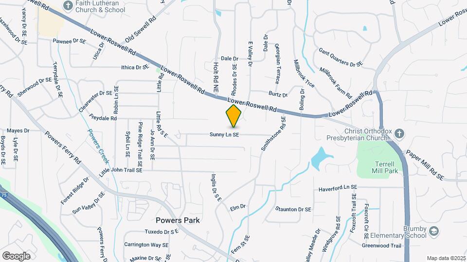 2625 Sunny Ln SE Map and Location Details