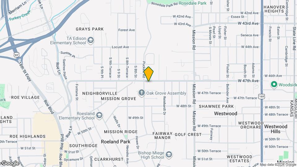3609 W 47th St Map and Location Details
