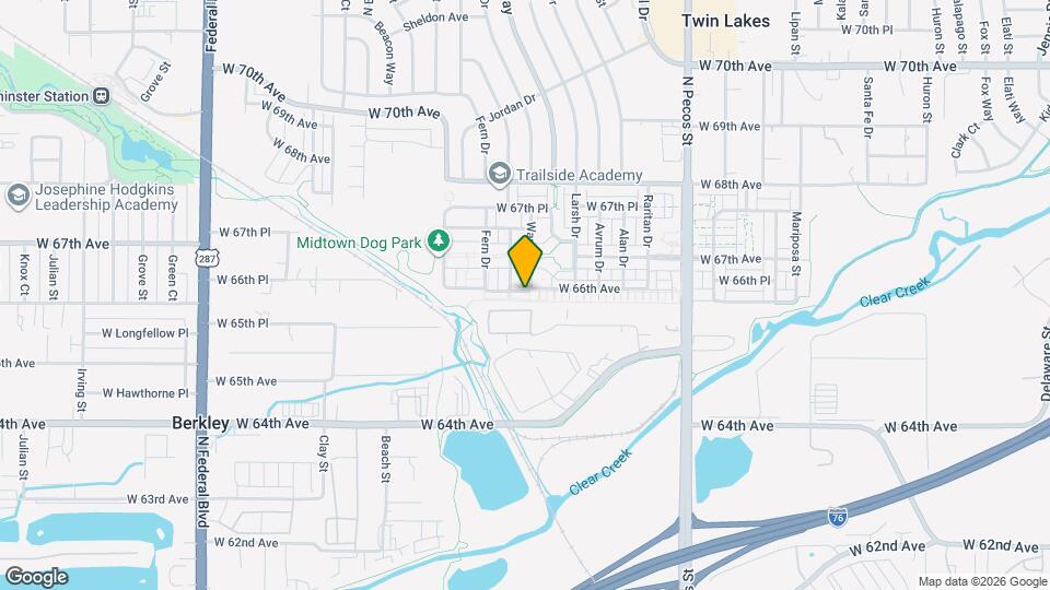 6605 Warren Dr Map and Location Details