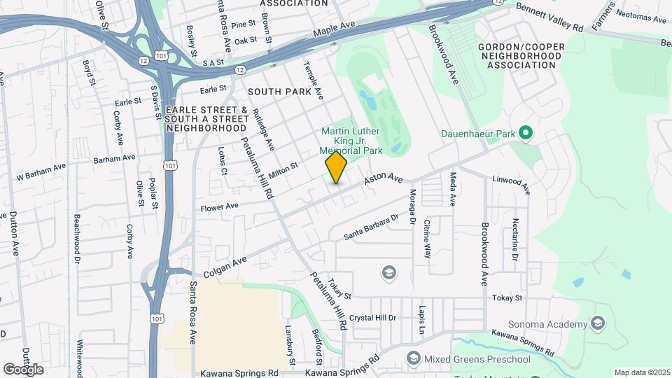 833-839 Aston Ave Mapa y Detalles de la Ubicación