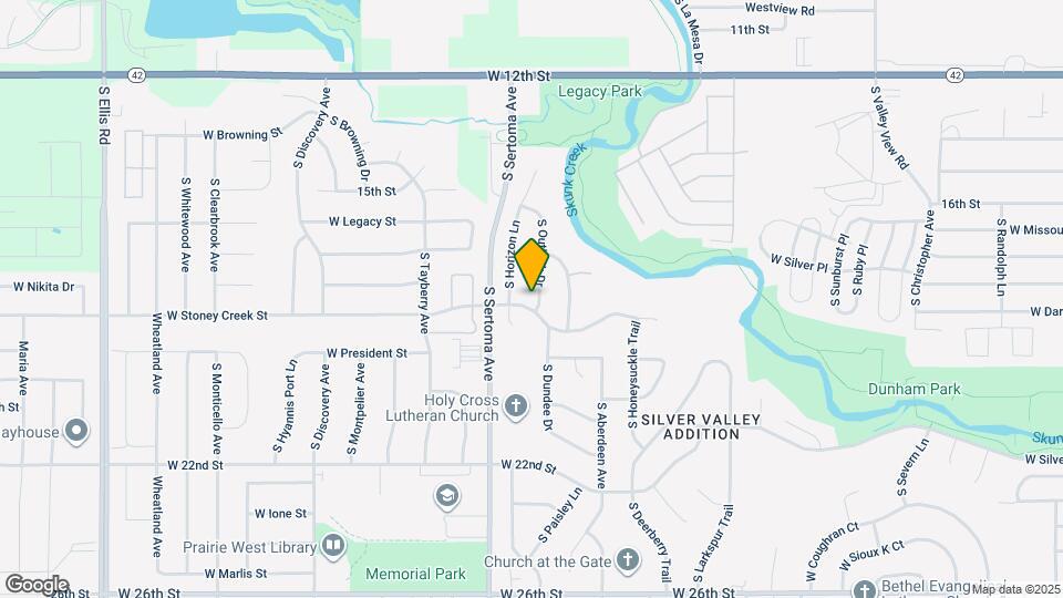 809 S Outlook Dr Map and Location Details