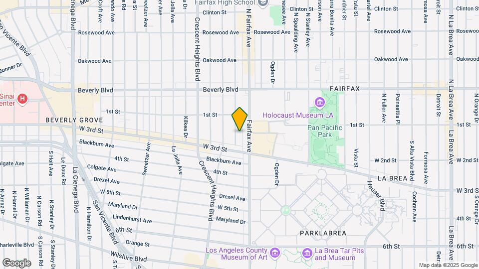 144 S Hayworth Ave Map and Location Details
