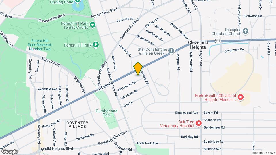 3201 Whitethorn Rd Map and Location Details