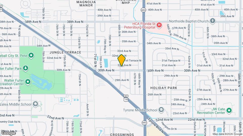 3001 68th St N Map and Location Details