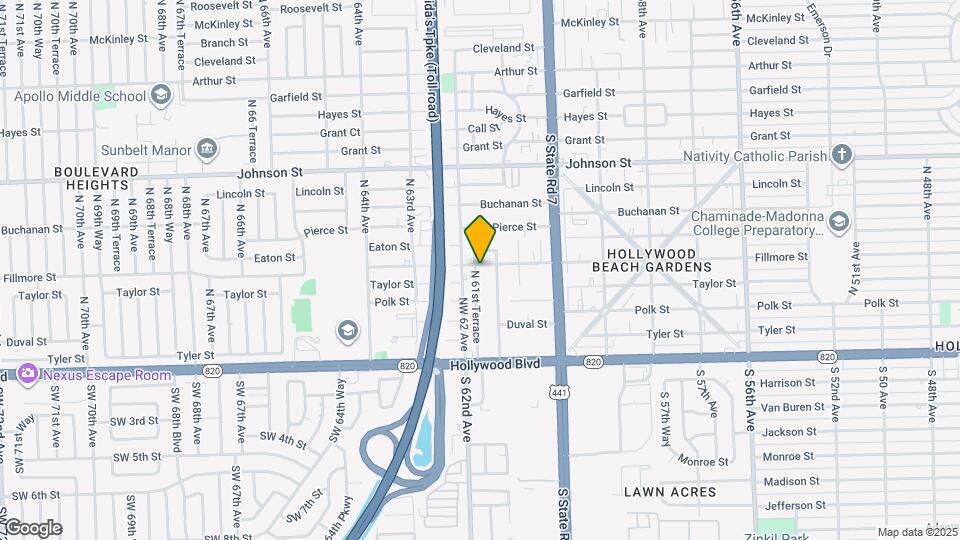 6130 Fillmore St Map and Location Details