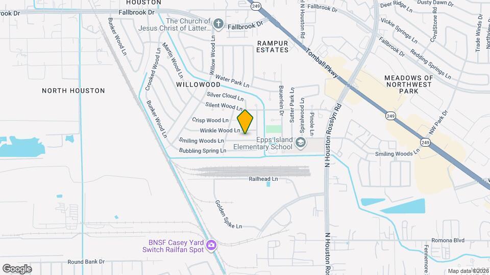 7518 Smiling Woods Ln Map and Location Details