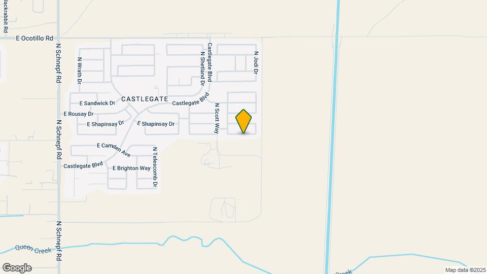 4891 E Whitehall Dr Map and Location Details
