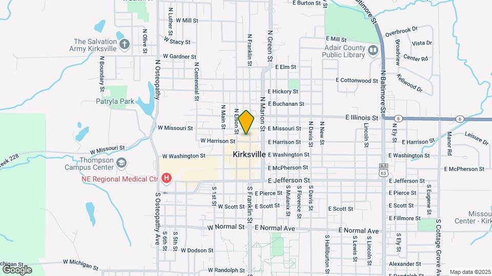106 W Harrison St Map and Location Details