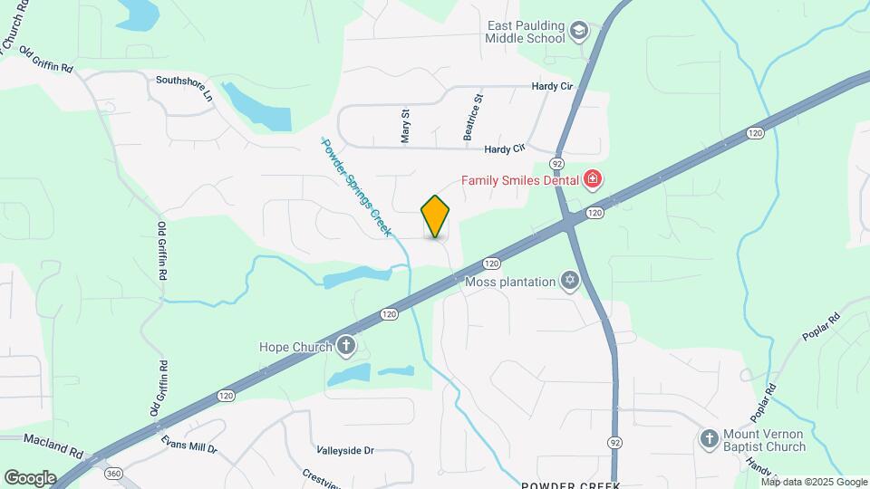 125 Hunters Trce Map and Location Details