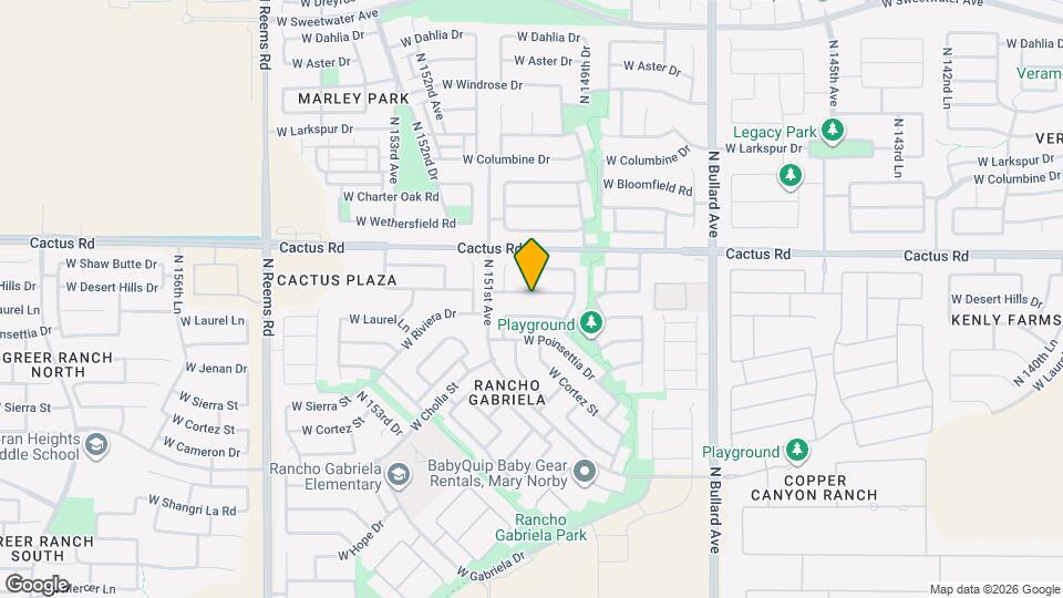 15025 W Desert Hills Dr Mapa y Detalles de la Ubicación