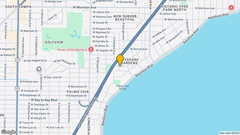 2302 S Arrawana Ave Map and Location Details