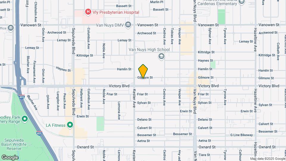 14826 Gilmore St Map and Location Details