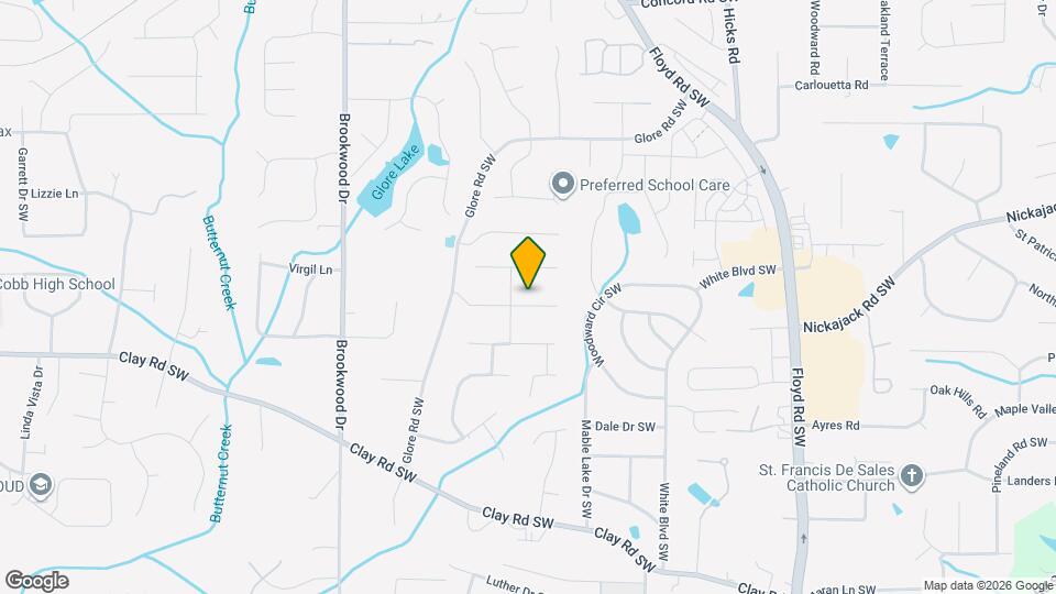 1186 Crestbrook Dr Map and Location Details
