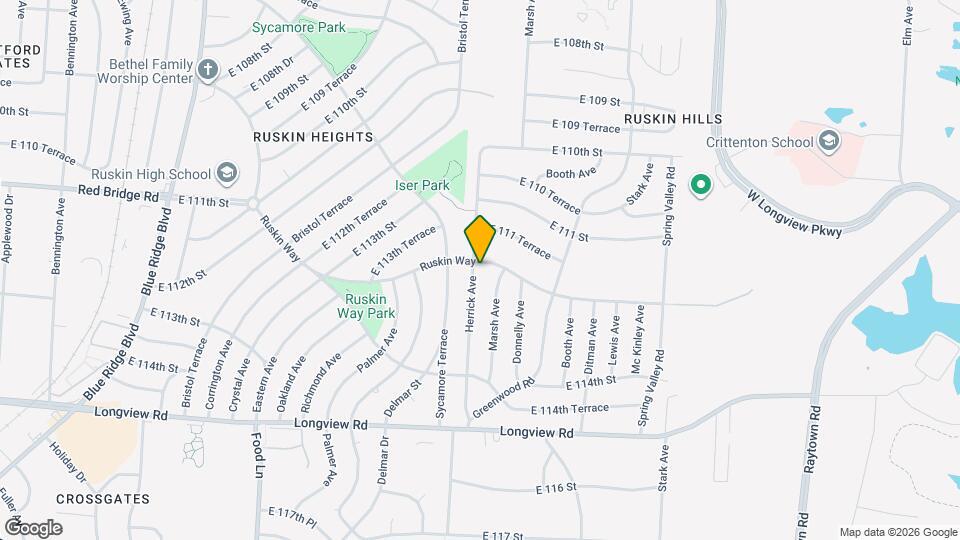 11201 Herrick Ave Map and Location Details